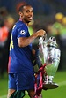 ROME - MAY 27: Thierry Henry of Barcelona holds the trophy as he ...
