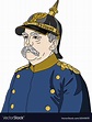 Otto von bismarck the iron chancellor Royalty Free Vector