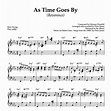 As Time Goes By (Herman Hupfeld) | Sheet Music for Ballet Classes (PDF)