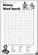 History Word Search- Monster Word Search