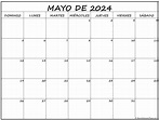 mayo de 2024 calendario gratis | Calendario mayo