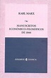 Libro Manuscritos Economico-Filosoficos de 1844, Karl Marx, ISBN ...