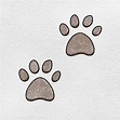 How to Draw a Paw Print - HelloArtsy