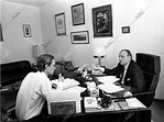 Manuel fraga en su despacho con Jorge Verstrynge - Archivo ABC