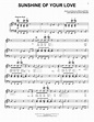 Sunshine Of Your Love | Sheet Music Direct