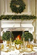 Carolyne Roehm holiday table Diy Christmas Balls, Diy Christmas Mantel ...