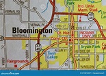 Map Image of Bloomington Indiana Stock Image - Image of bloomington ...