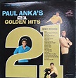 Paul Anka – Paul Anka's 21 Golden Hits (1963, Vinyl) - Discogs