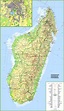 Madagascar mapa - Mapa de Madagascar (África Oriental y África)