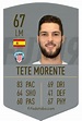José Antonio Morente Oliva FIFA 19 Rating, Card, Price