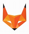 Fox Head - Abstract Geometric Illustration - Sticker Sticker by ...