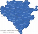 Arnsberg Regierungsbezirk interaktive Landkarte | Image-maps.de