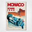 Monaco Grand Prix 1948 - Geo Matt — Heritage Posters