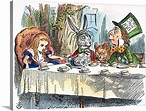 Alice's Mad-Tea Party, 1865, Alice's Adventures in Wonderland Wall Art ...