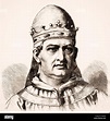 Pope John VIII, was Pope from 14 December 872 to his death in 882 Stock ...