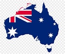 Bandera de Australia Mapa de la bandera Nacional - australia vector png ...