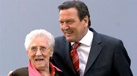Gerhard Schröders Mutter mit 99 Jahren verstorben