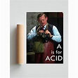 A Is For Acid Ingilizce Poster Fiyatı - Taksit Seçenekleri