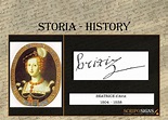 Autografo • Firma Beatrice d'Aviz • Scriposigns