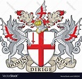 London coat of arms Royalty Free Vector Image - VectorStock