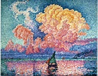 "Le nuage rose, Antibes" Paul Signac | Art prints, Painting, Pointillism