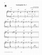Gymnopédie No. 1 Sheet Music | Erik Satie | Piano Solo