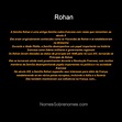 👪 → Qual a história e origem do sobrenome e família "Rohan"?