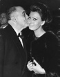 With her husband Carlo Ponti after receiving the first Alexander Korda ...