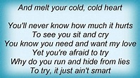 Kitty Wells - Cold Cold Heart Lyrics - YouTube