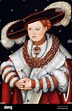 Retrato de Magdalena de Sajonia, esposa del elector Joachim II de ...