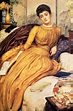 Mary Constance Wyndham (Lady Elcho)- Sir Edward John Poynter | Viktorianische kunst, Kunst, Malerei