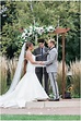Outdoor ceremony, Wedding, August wedding