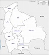 Bolivia Mapa gratuito, mapa mudo gratuito, mapa en blanco gratuito ...