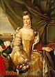 "Queen Charlotte (1744-1818) when Princess Sophie Charlotte of Mecklenburg-Strelitz", Johann ...