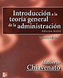 Libro Introduccion a la Teoria General de la Administracion, Idalberto ...