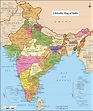 Map of India with states and cities - India map with states and cities ...