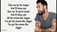 Maroon 5 - Moves Like Jagger (Lyrics) ft. Christina Aguilera - YouTube ...