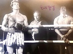 Burt Young Autographed Rocky 8x10 Boxing photo in Blue – iconsofboxing.com