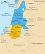 Kingdoms of Israel and Judah map 830-es - Reino de Israel | Ancient ...