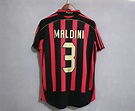 AC Milan Maldini 2006-2007 Retro Shirt | Etsy UK