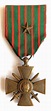 French Croix de Guerre 1914-1918 issue. with Bronze Star. in General medals