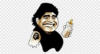 Diego Maradona Argentina time nacional de futebol Caricatura, futebol ...