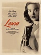 Laura (1944) | Laura movie, Laura 1944, Vintage movie posters film noir