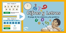 Juego: Cifras y letras | Recursos Interactivos | Primaria