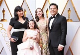 Kristen Anderson-Lopez, Robert Lopez, and family on the Oscars Red ...