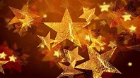 Golden Red Stars HD Christmas Star Wallpapers | HD Wallpapers | ID #56105