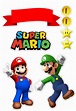 Super Mario Bros: Toppers para Tartas, Tortas, Pasteles, Bizcochos o ...