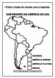 Mapa Da América Do Sul Para Colorir - EDUCA