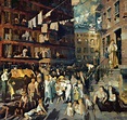May 1913, "Cliff Dwellers" - George Bellows (1882–1925). oil on canvas ...