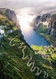 Lysebotn, Rogaland, Norway | OMG! I want to drive my scooter on this ...